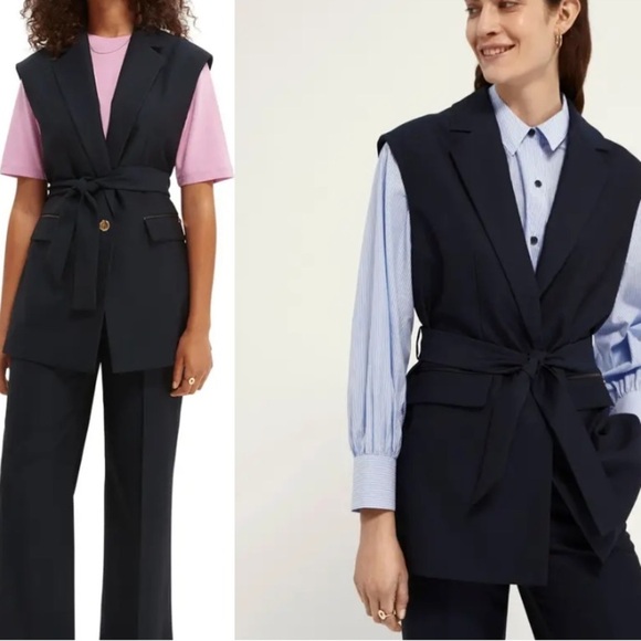 Scotch and Soda Herringbone Vest - Picture 2 of 9